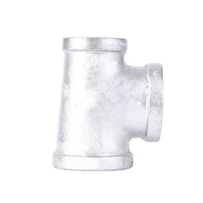1 in. x 3/4 in. x 1 in. Galvanized Reducing Tee PIPE DECOR