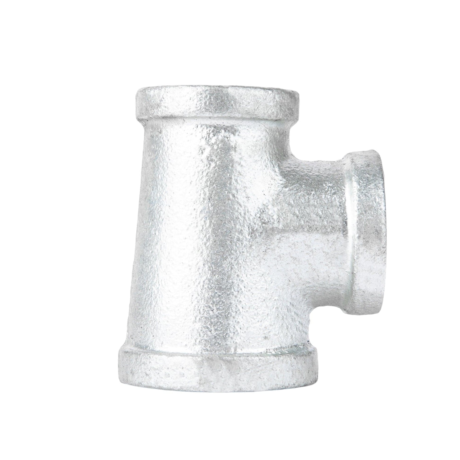 1 in. x 3/4 in. x 3/4 in. Galvanized Reducing Tee PIPE DECOR
