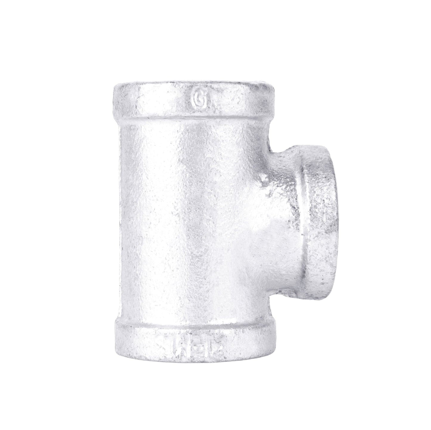 3/4 in. x 3/4 in. x 1/2 in. Galvanized Reducing Tee PIPE DECOR