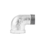 1 1/4 in. Galvanized Iron 90 Degree Street Elbow PIPE DECOR