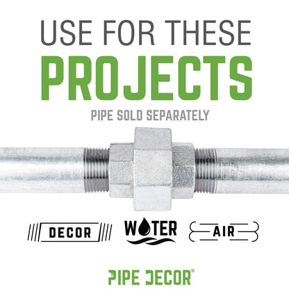 3/4 in. Galvanized Iron Union PIPE DECOR