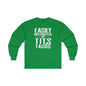Easily Distracted By Tits and Tacos Long Sleeve Tee The Devil's Pickle
