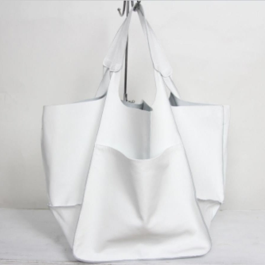 Large Capacity Retro PU Tote Bag For Women - Spacious & Stylish Handbag With Handy Front Pocket For Work, Travel & Everyday Chic NovaCart