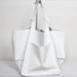 Large Capacity Retro PU Tote Bag For Women - Spacious & Stylish Handbag With Handy Front Pocket For Work, Travel & Everyday Chic NovaCart