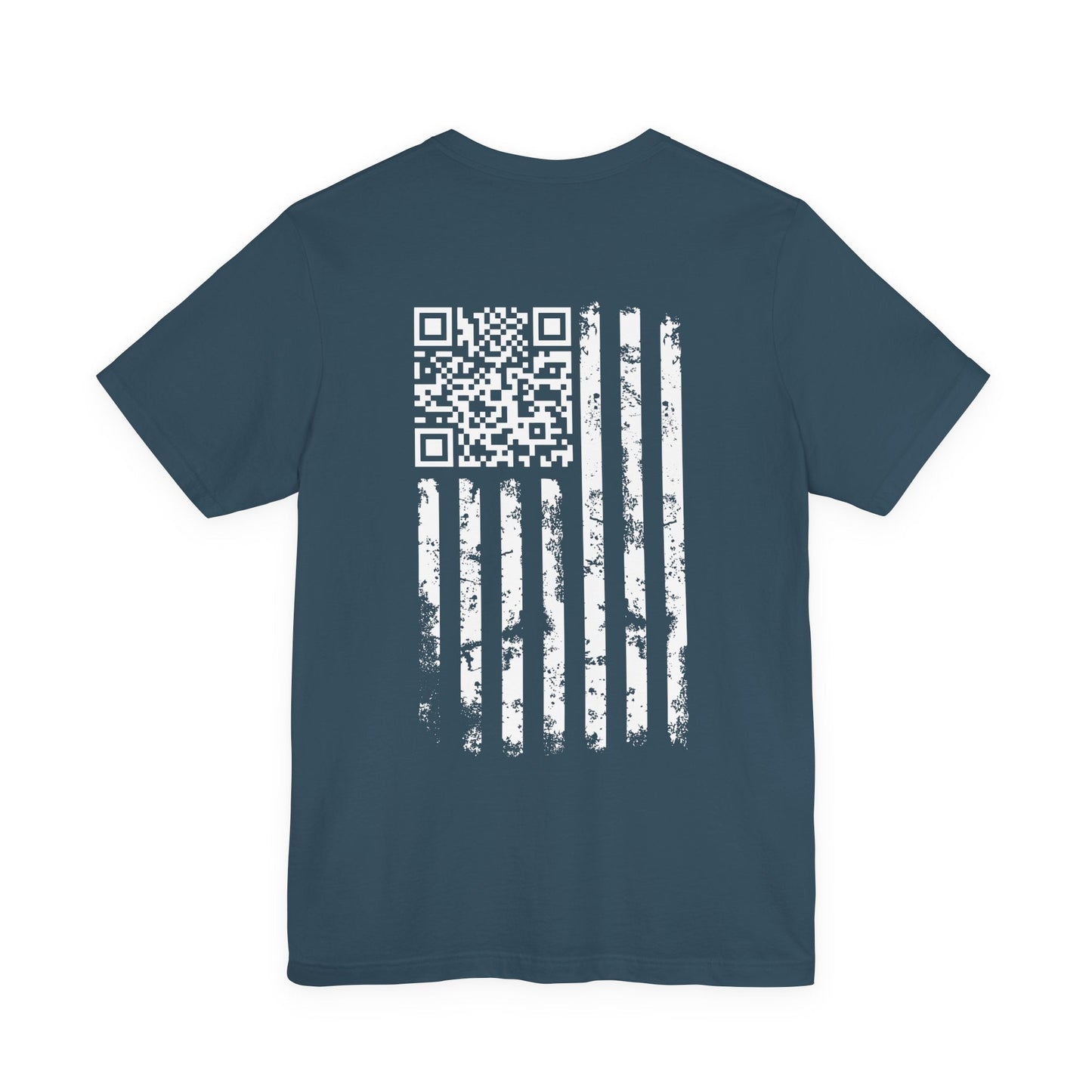 American Flag QR Code T-Shirt The Devil's Pickle