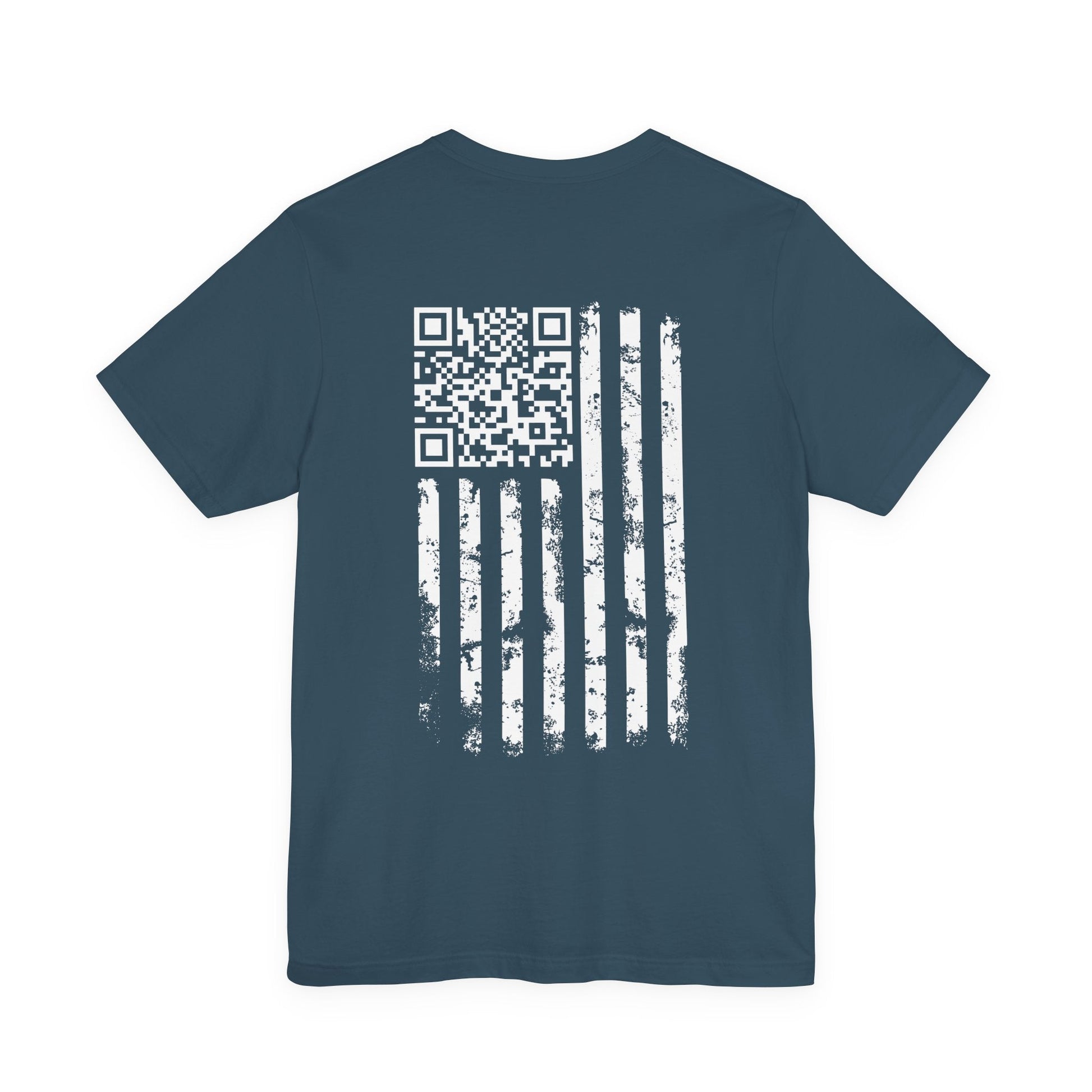 American Flag QR Code T-Shirt The Devil's Pickle