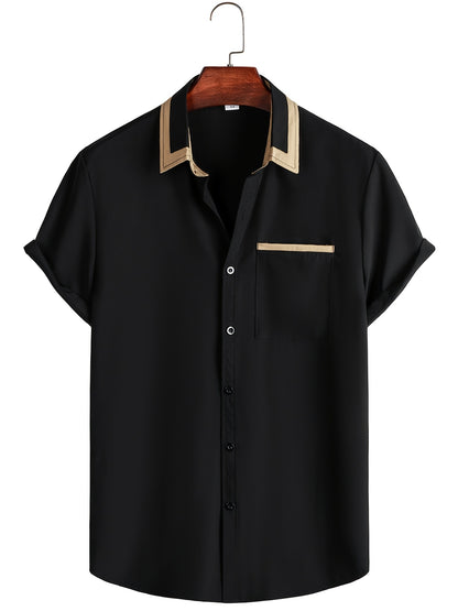New Lightweight Casual Short-Sleeve Shirt for Men for Spring And Summer. NovaCart