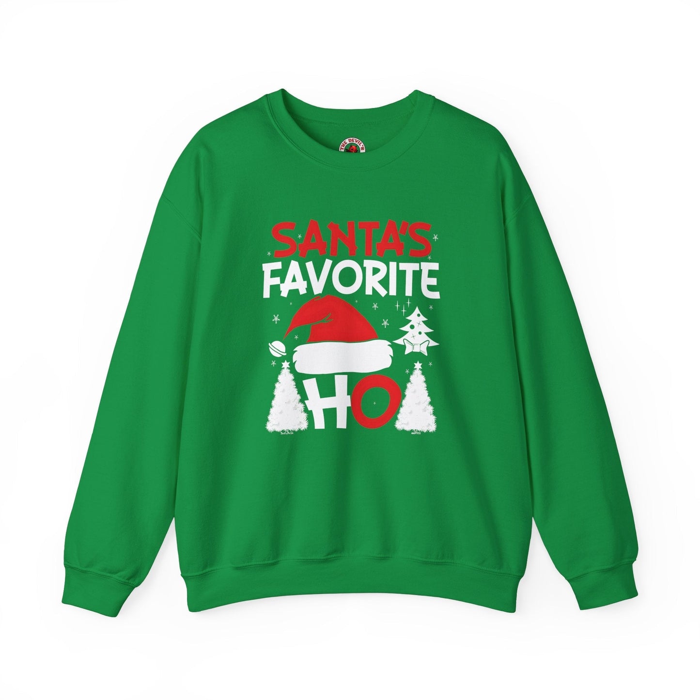 Santa's Favorite Ho Crewneck Sweatshirt The Devil's Pickle