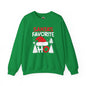Santa's Favorite Ho Crewneck Sweatshirt The Devil's Pickle