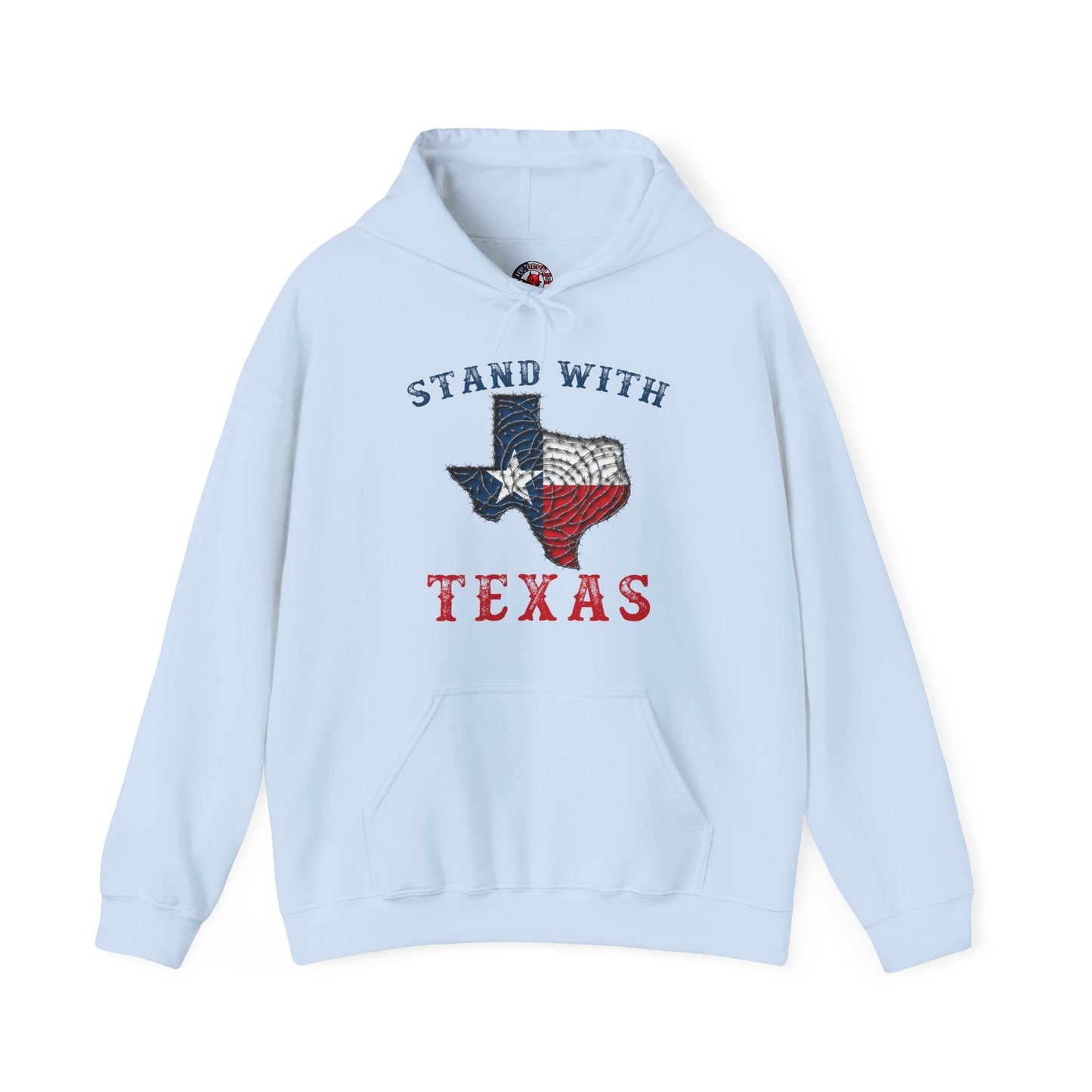 Stand With Texas Hooded Sweatshirt The Devil's Pickle