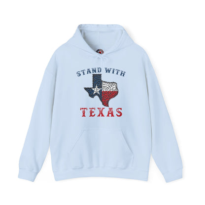 Stand With Texas Hooded Sweatshirt The Devil's Pickle