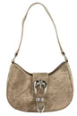 Fame Buckle Detail Hobo Shoulder Bag West2East Surf
