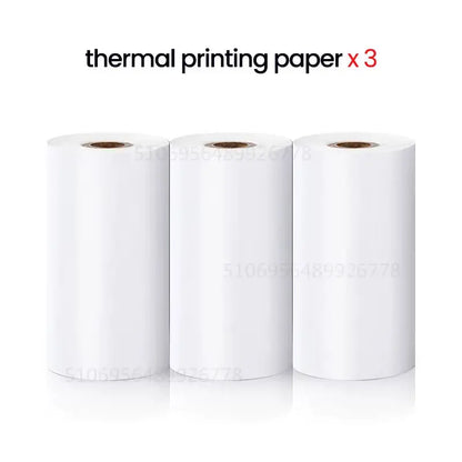 Compact and Colorful Mini Thermal Printer: Bluetooth Wireless Portable Pocket Label Maker for Stickers