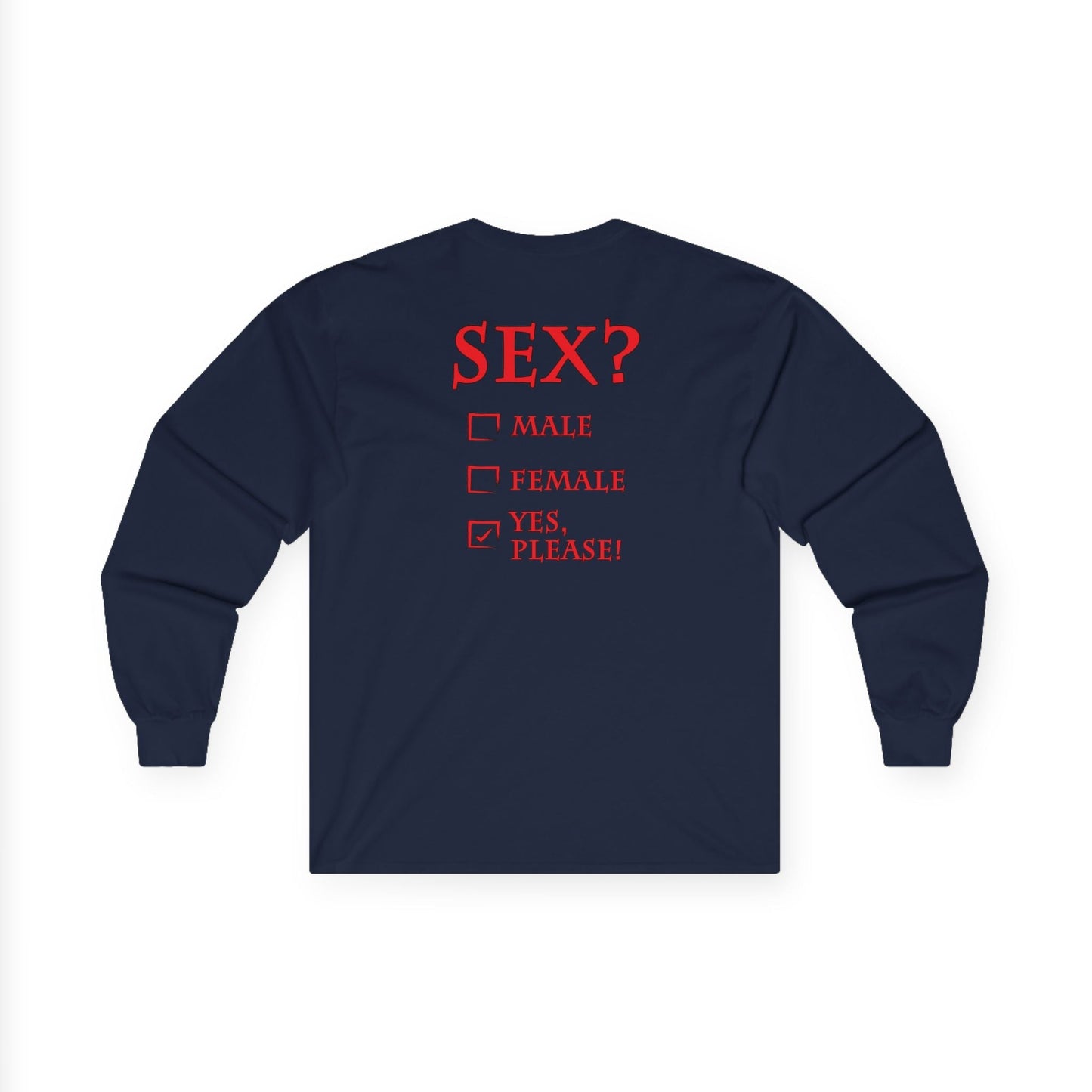 Sex? Yes, Please Long Sleeve Tee The Devil's Pickle