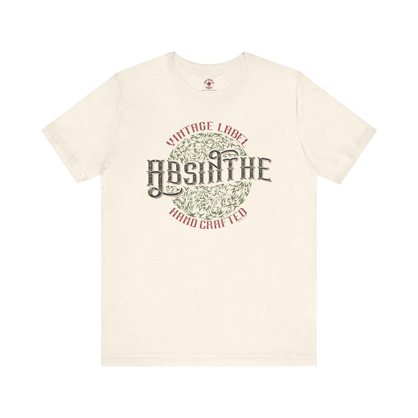 Vintage Label Absinthe T-Shirt The Devil's Pickle