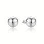 Stainless Steel Hypoallergenic Ball Shaped Stud Earrings