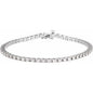 14K White 2 1/4 CTW Lab-Grown Diamond Line 7 1/4" Bracelet Ethereal Legacy Boutiques