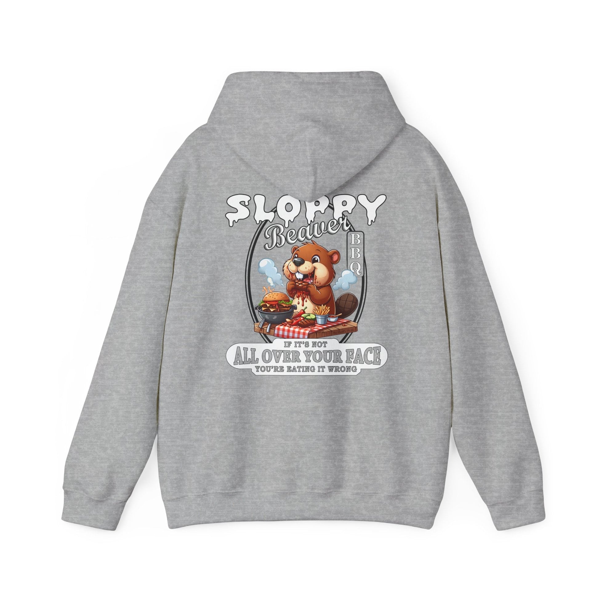 Sloppy Beaver BBQ Back Hooded Sweatshirt The Devil's Pickle