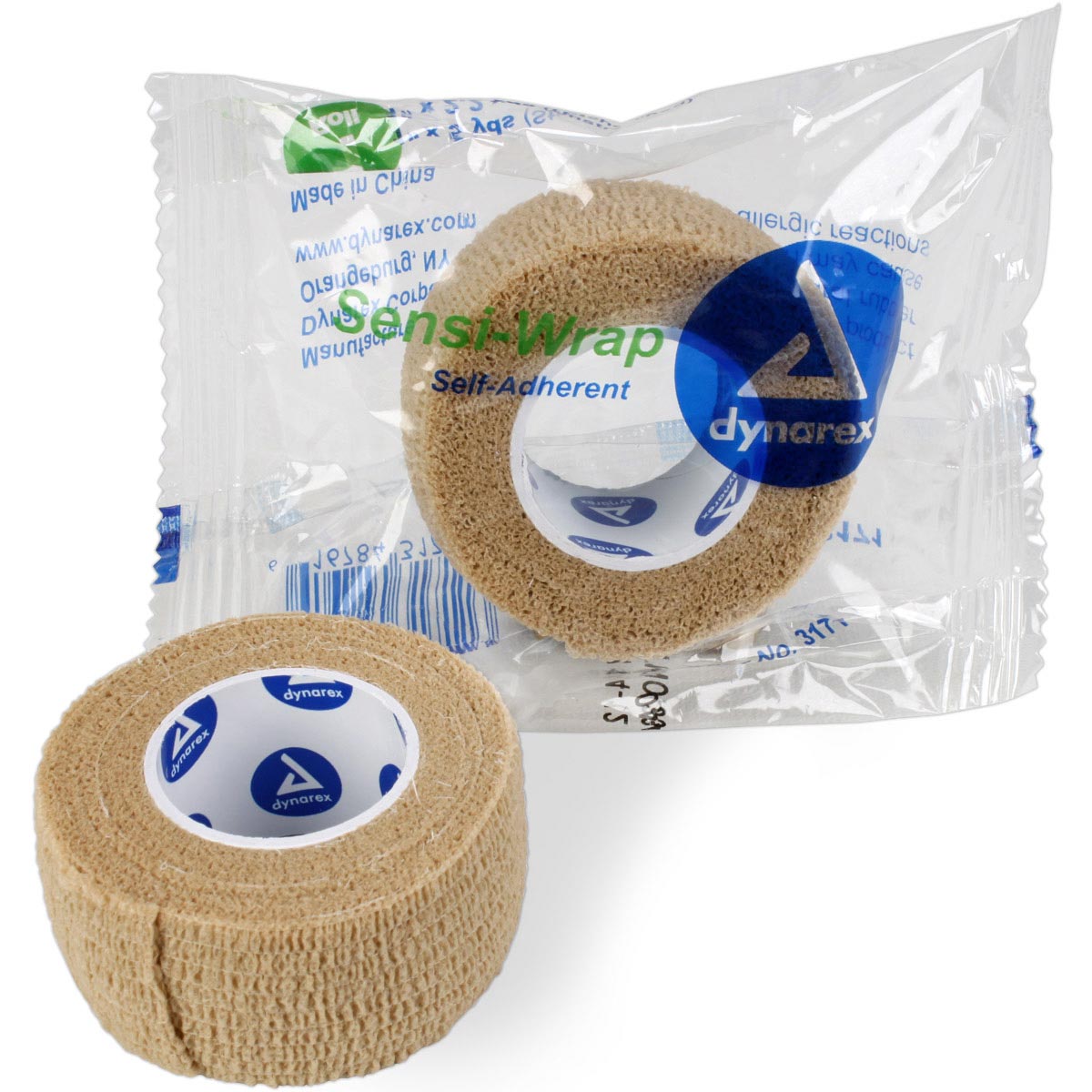 Sensi Wrap, Self-Adherent - 1" x 5 yds, Tan, 1 each quakekits.com
