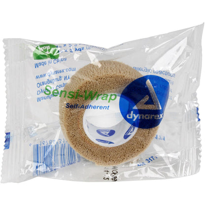 Sensi Wrap, Self-Adherent - 1" x 5 yds, Tan, 1 each quakekits.com