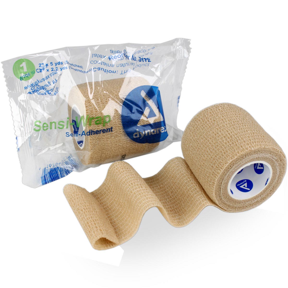Sensi Wrap, Self-Adherent - 2" x 5 yds, Tan, 1 each quakekits.com
