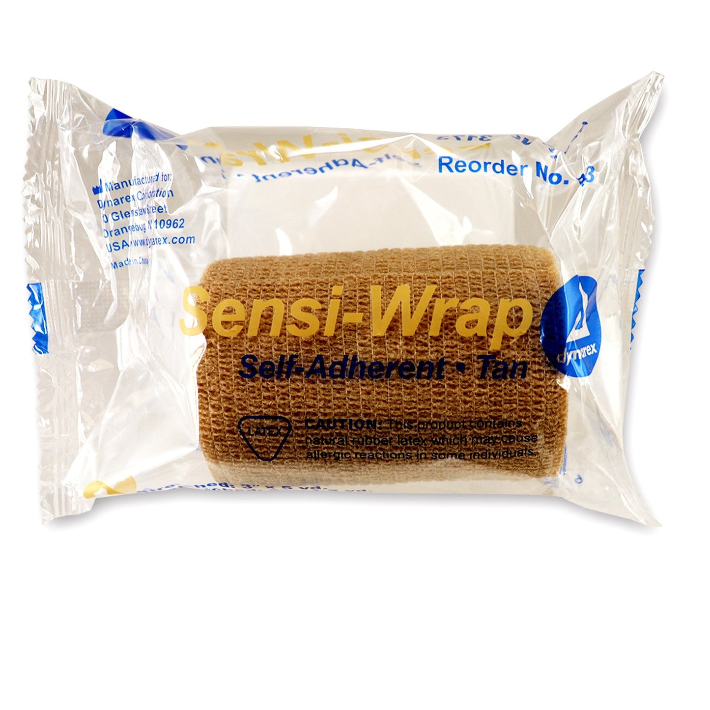 Sensi Wrap, Self-Adherent - 3" x 5 yds, Tan, 1 each quakekits.com