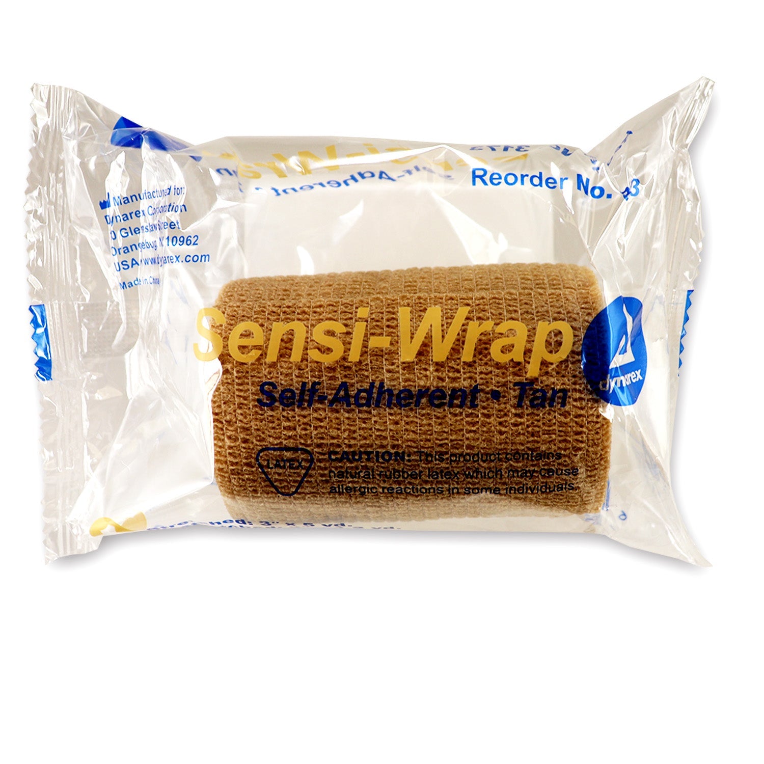 Sensi Wrap, Self-Adherent - 3" x 5 yds, Tan, 1 each quakekits.com