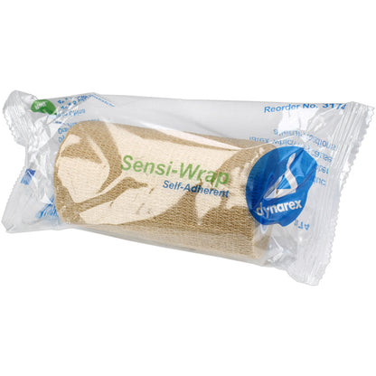 Sensi Wrap, Self-Adherent - 4" x 5 yds, Tan, 1 each quakekits.com
