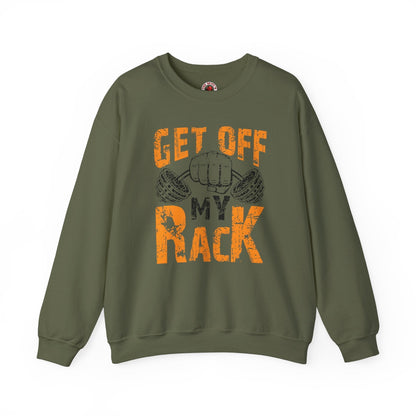 Get Off My Rack Crewneck Sweatshirt The Devil's Pickle