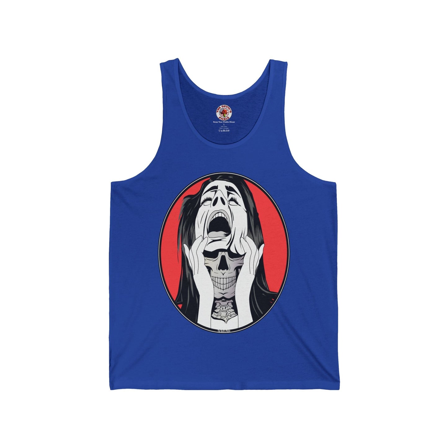 Skull Woman Tank Top The Devil's Pickle