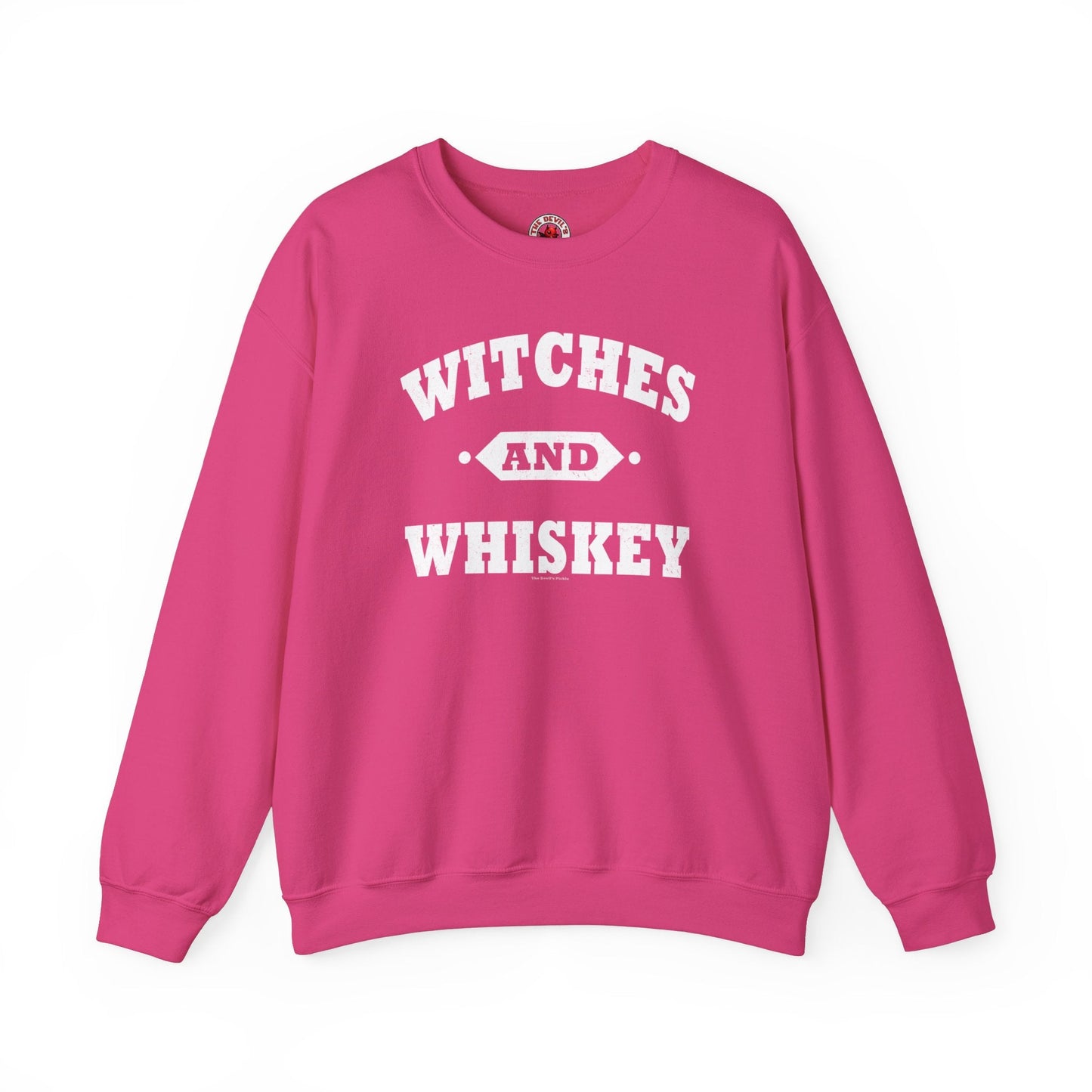 Witches and Whiskey Crewneck Sweatshirt The Devil's Pickle