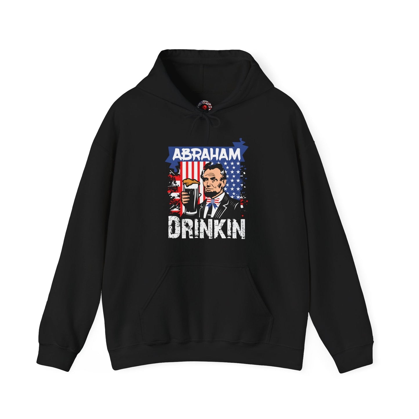 Abraham Drinking Hooded Sweatshirt The Devil's Pickle