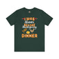 I Was Thinner Before Thanksgiving Dinner T-Shirt The Devil's Pickle