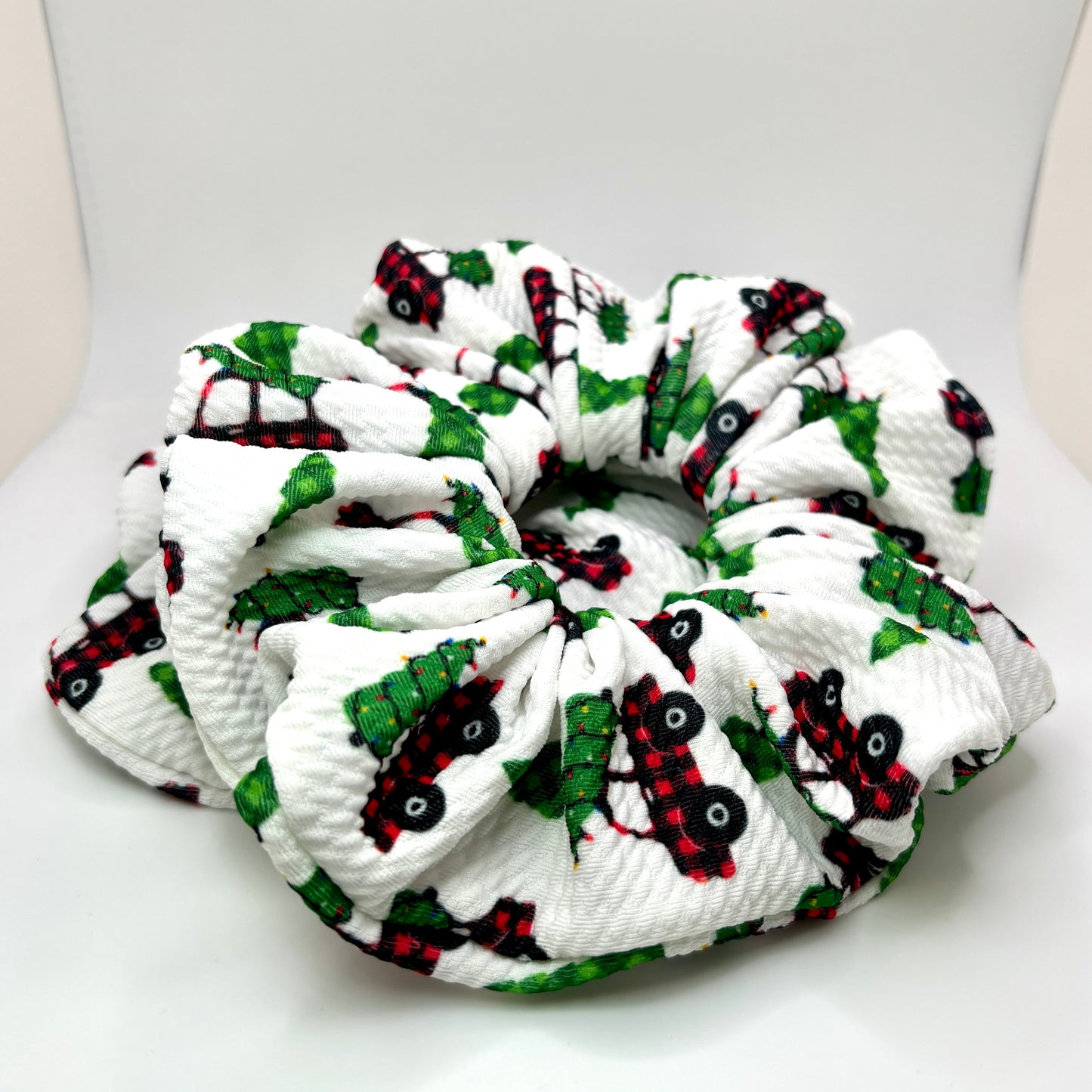 Tree Car Christmas Bullet Scrunchie Enchanted Scrunch