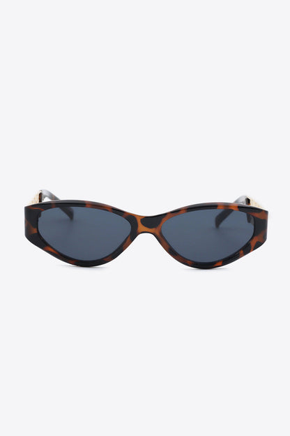 Chain Detail Temple Cat Eye Sunglasses New Era Fashion LLc