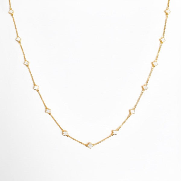 Petite Colored Clover Necklace Shop Style & More | Fresh Looks, Everyday Deals & Free Shipping