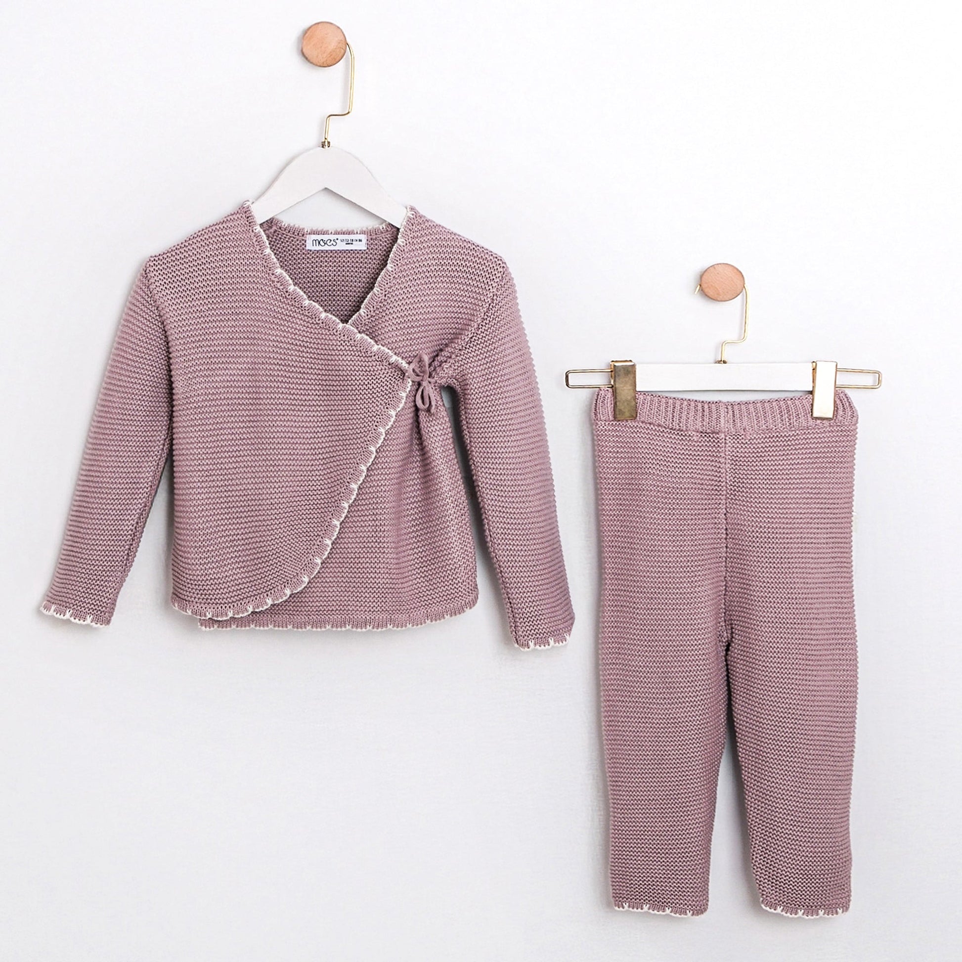 Luna Knit Lilac 2-Piece Set Honey and Hive