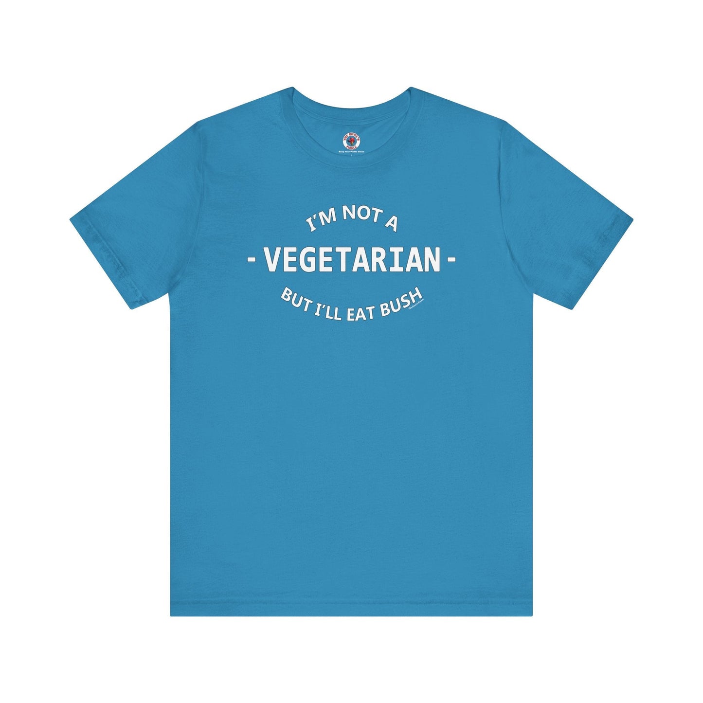 I'm Not A Vegetarian T-Shirt The Devil's Pickle
