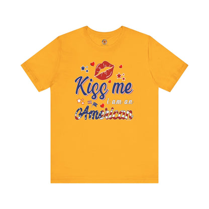 Kiss Me I Am An American T-Shirt The Devil's Pickle