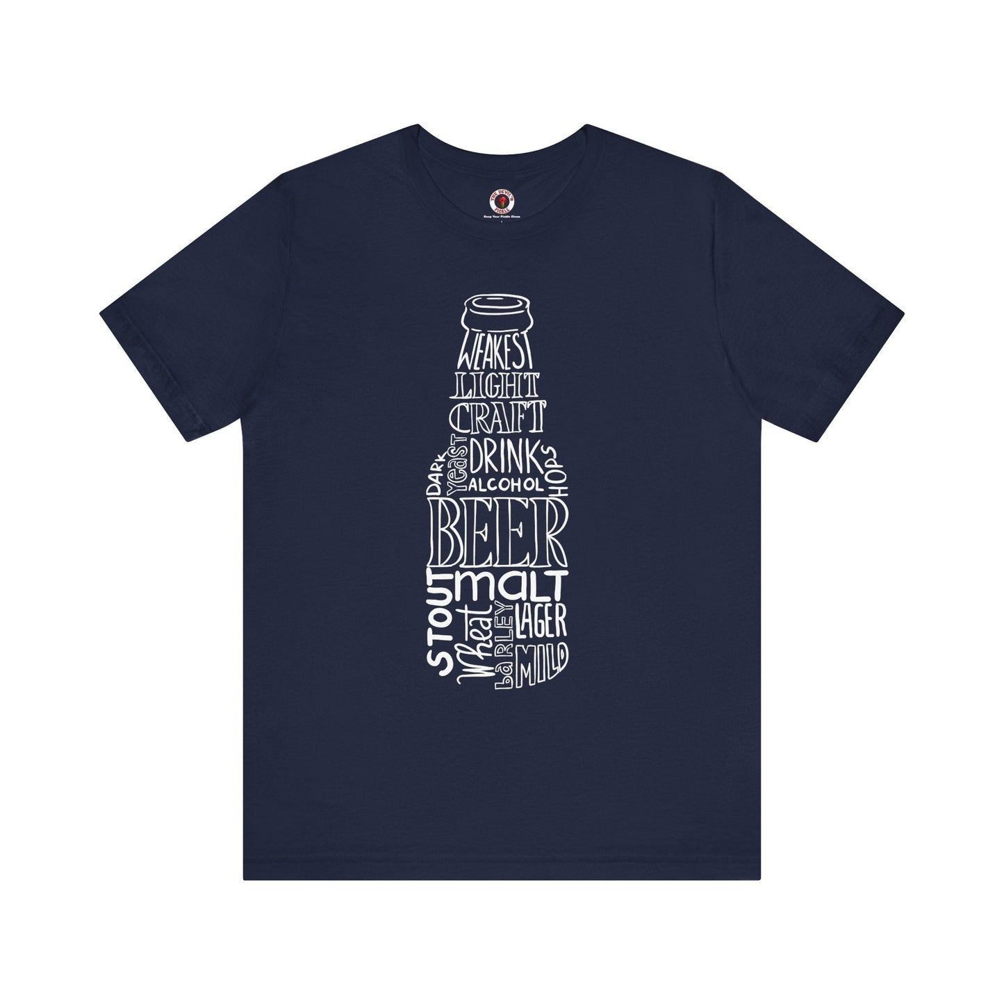 Beer Bottle of Words T-Shirt The Devil's Pickle