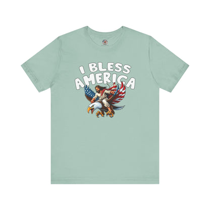 I Bless America T-Shirt The Devil's Pickle