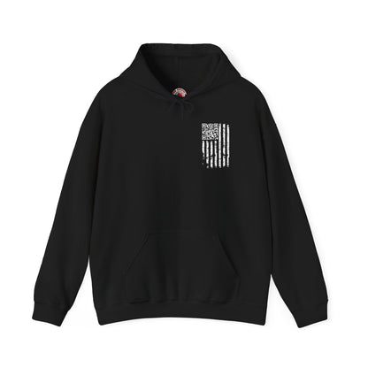American Flag QR Code Hooded Sweatshirt The Devil's Pickle