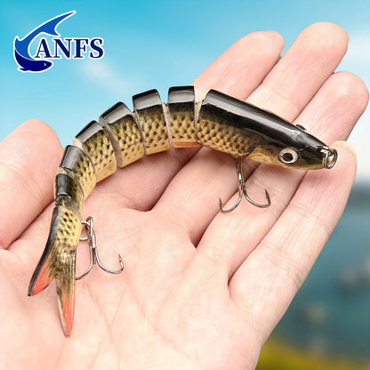 [Fishing Lures & Accessories] Fishing Lures Multi Jointed Swimbait Crankbait Slow Sinking Bionic Artificial Bait Freshwater Saltwater Trout Bass Fishing Accessories 20g 0.7oz/13.5cm 5.31inch NovaCart