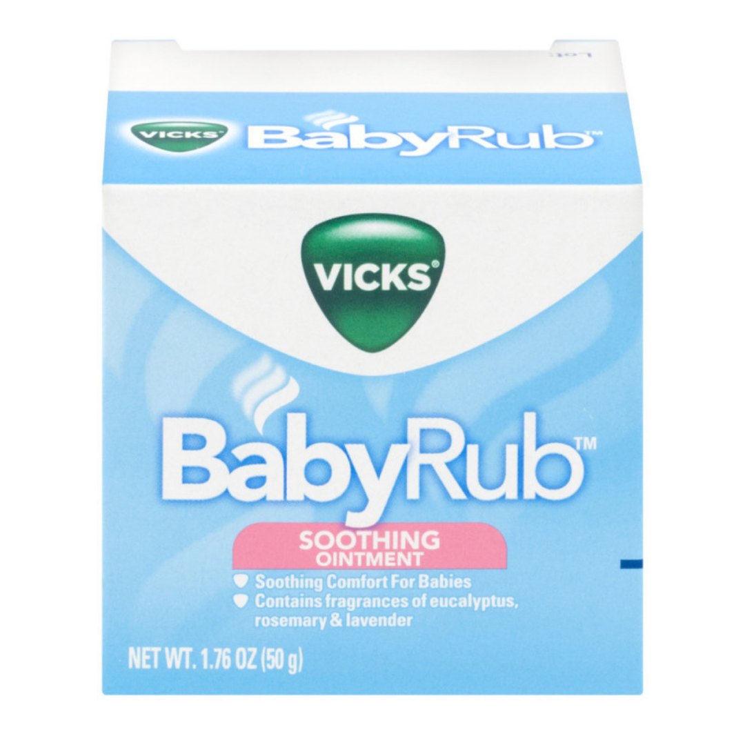 Vicks BabyRub Soothing Ointment with Aloe & Eucalyptus (1.76 oz) Farmacias Savia