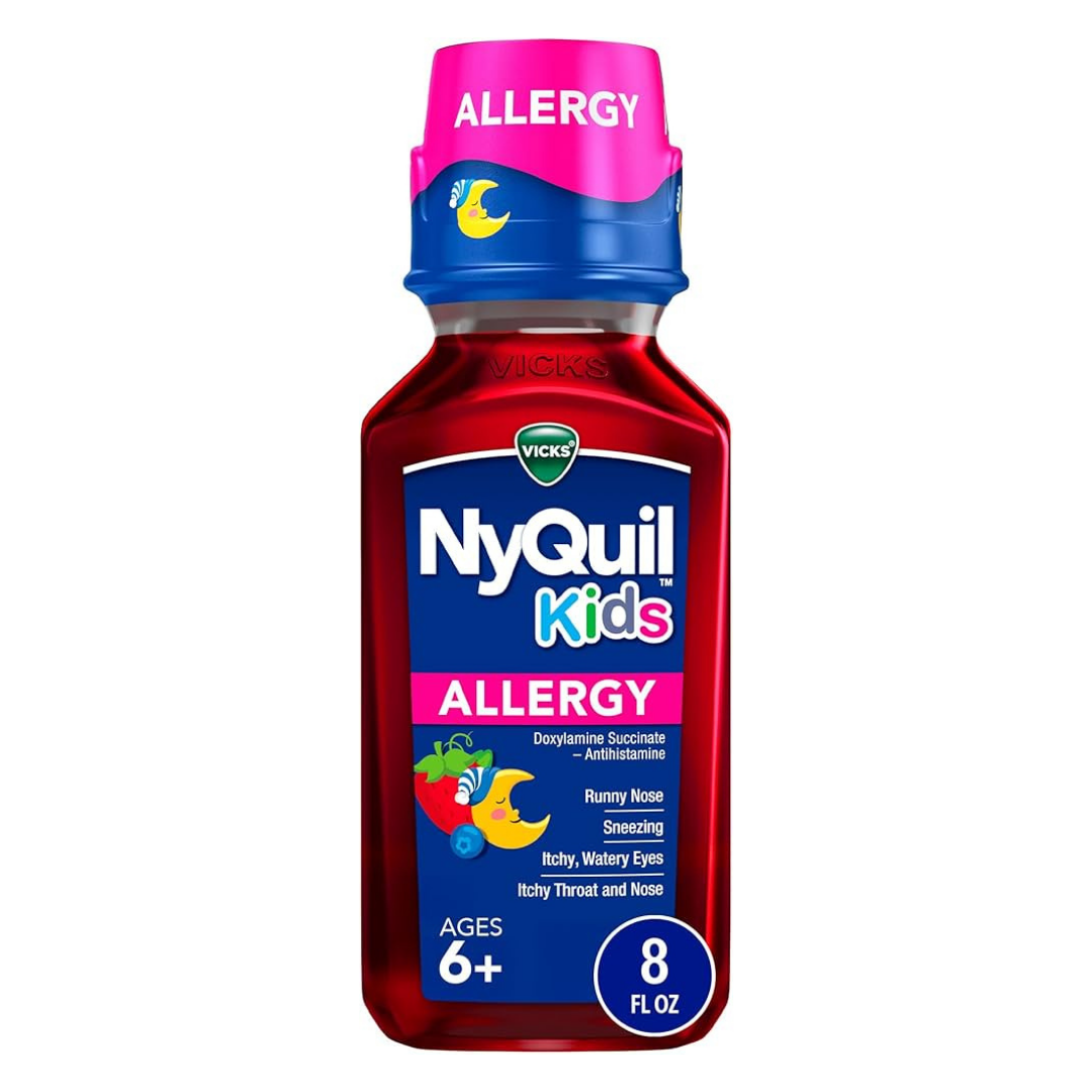 Vicks NyQuil Kids Allergy Relief Berry Flavor (8 fl oz) Farmacias Savia