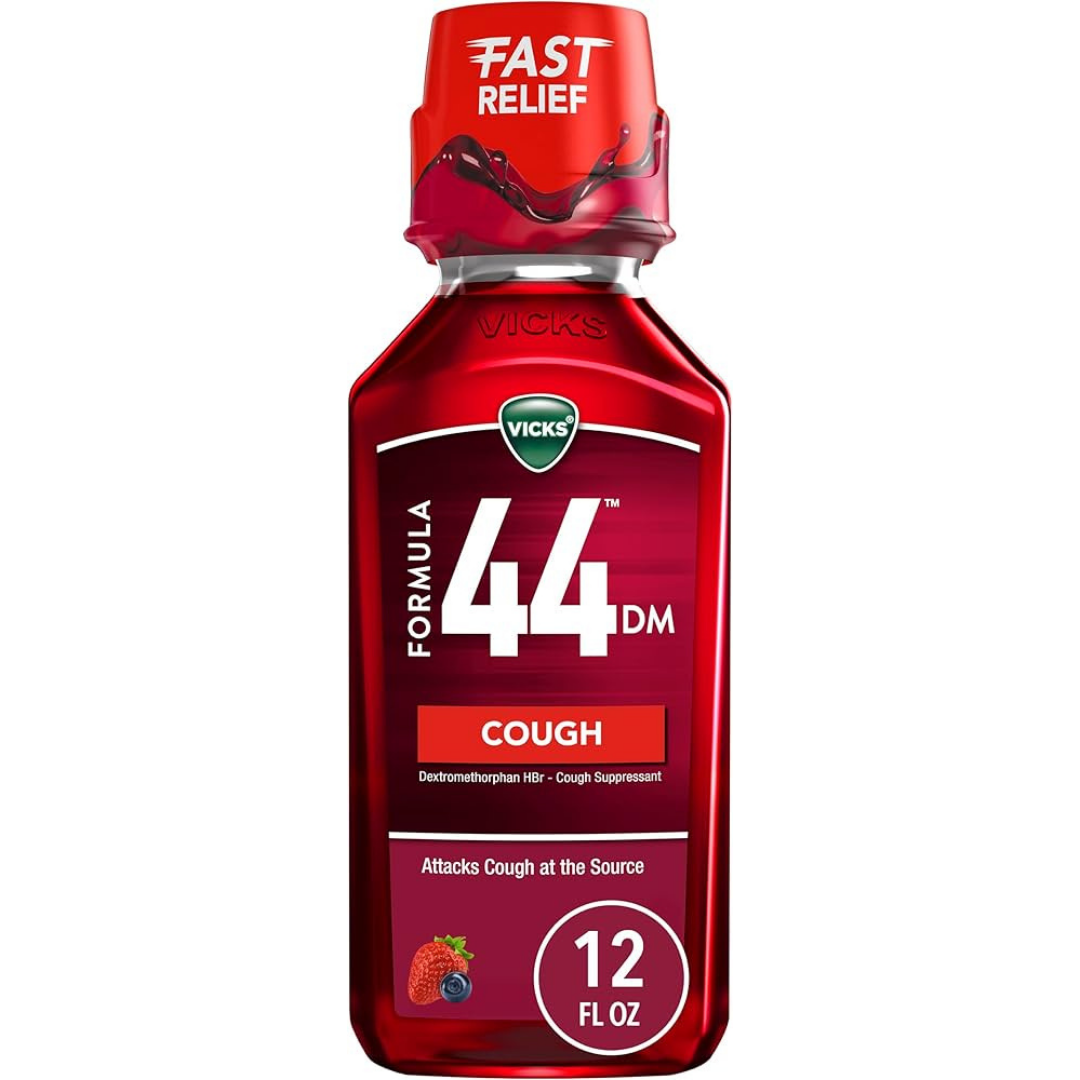 Vicks Formula 44 DM Cough Suppressant Liquid (12 fl oz) Farmacias Savia