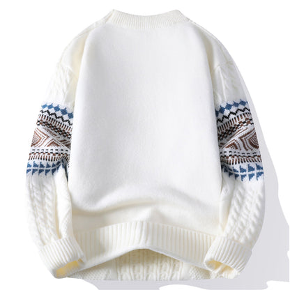 Autumn And Winter Fashion Trend Mock Neck Sweater Men Grayceful LLC