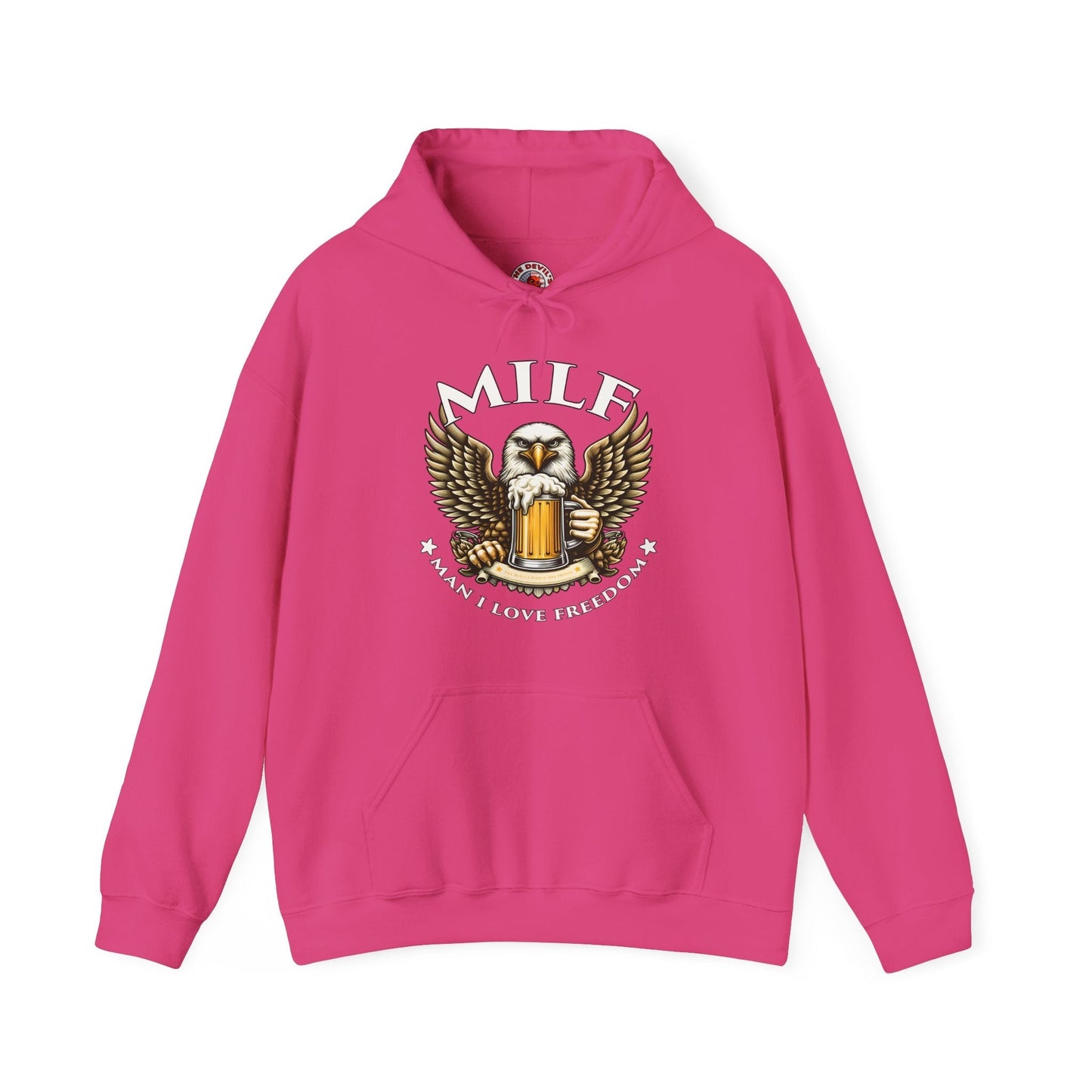 Man I Love Freedom Hooded Sweatshirt The Devil's Pickle
