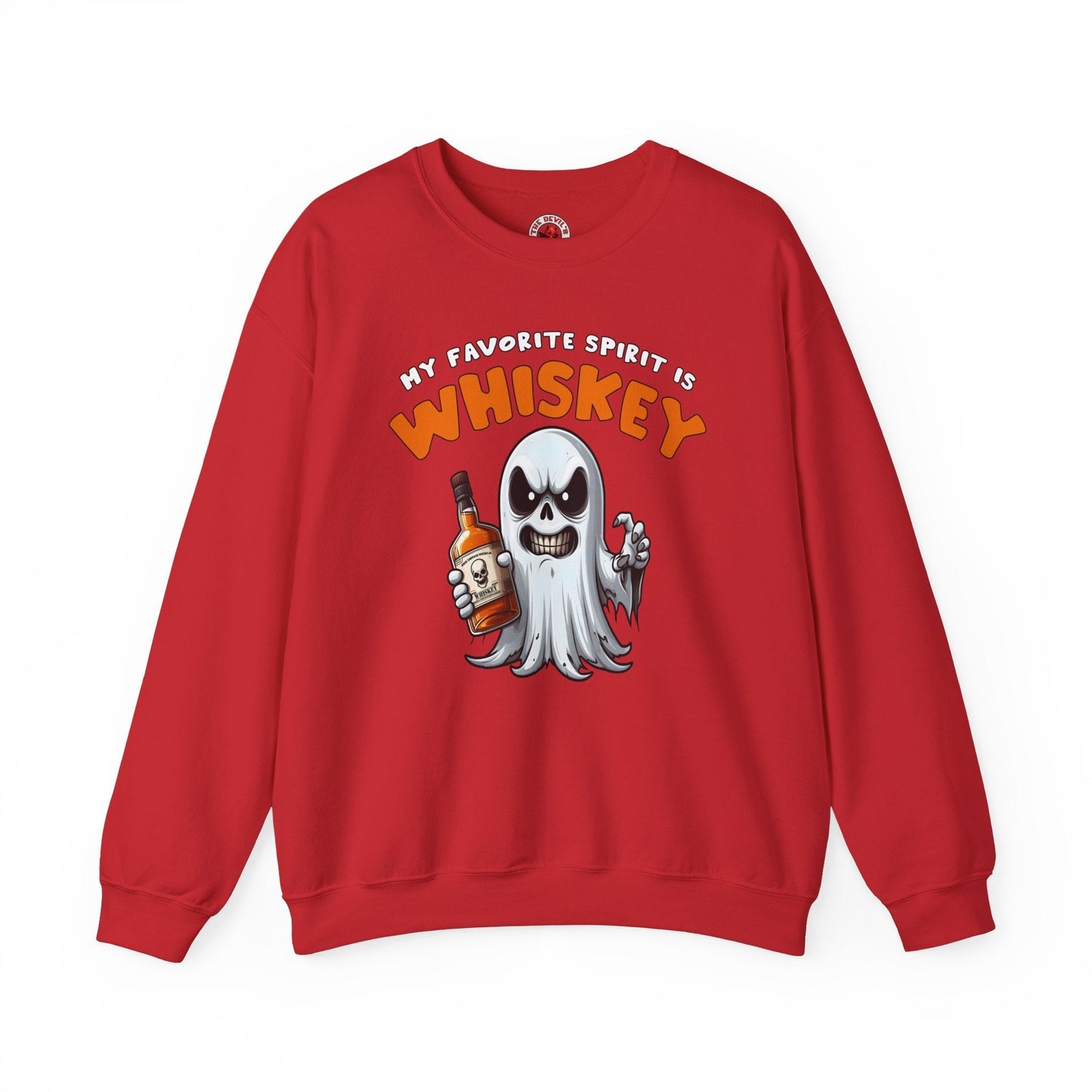 My Favorite Spirit Is Whiskey Crewneck Sweatshirt The Devil's Pickle