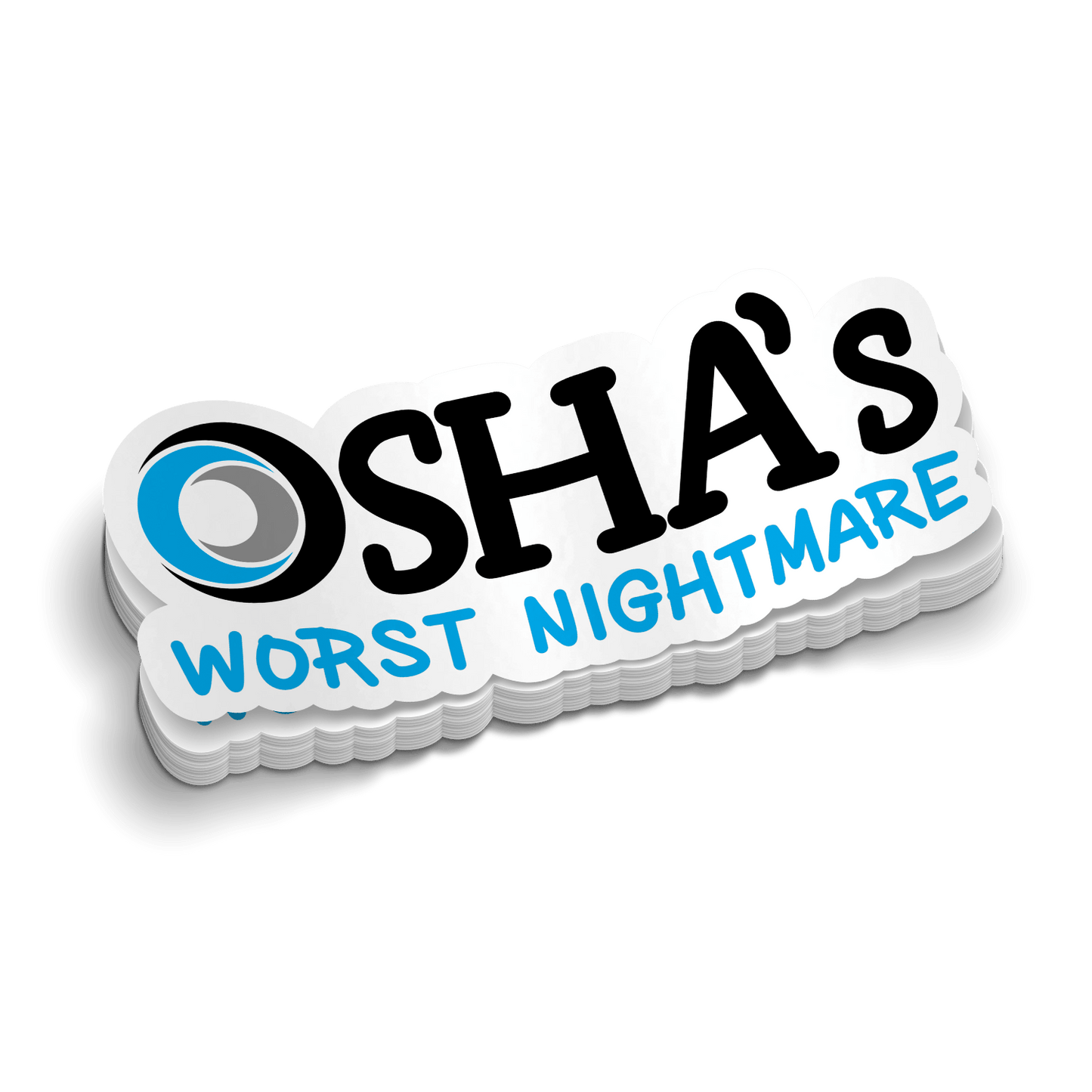 OS HA - Hard Hat Decal Armed American Supply